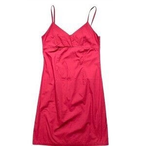 Y2k H&M Hennes Women's Mini Dress Boho Chic Dark Romance Whimsigoth Red Size 8